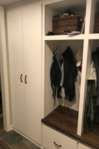 Custom Broom Closet Locker System