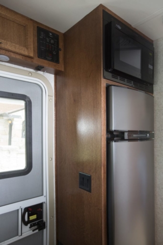 RV Wood Refrigerator End Panel