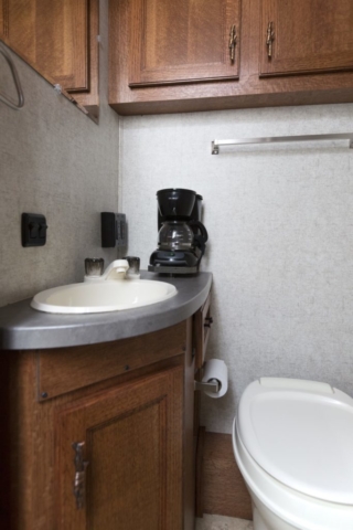 Custom RV Bathroom Vanity