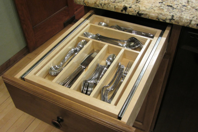 custom silverware drawer