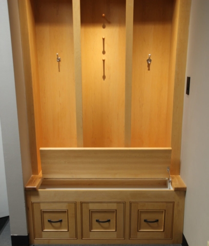 Built in Locker With Storage Solutions