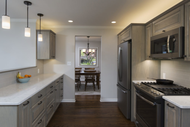 kitchen and dining room