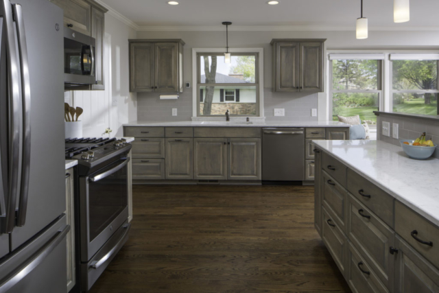 Modern Kitchen Remodel with custom cabinetry