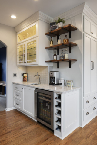 Custom wet bar